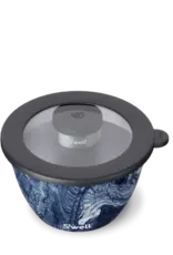 S'well Salad Bowl Kit Azurite Marble