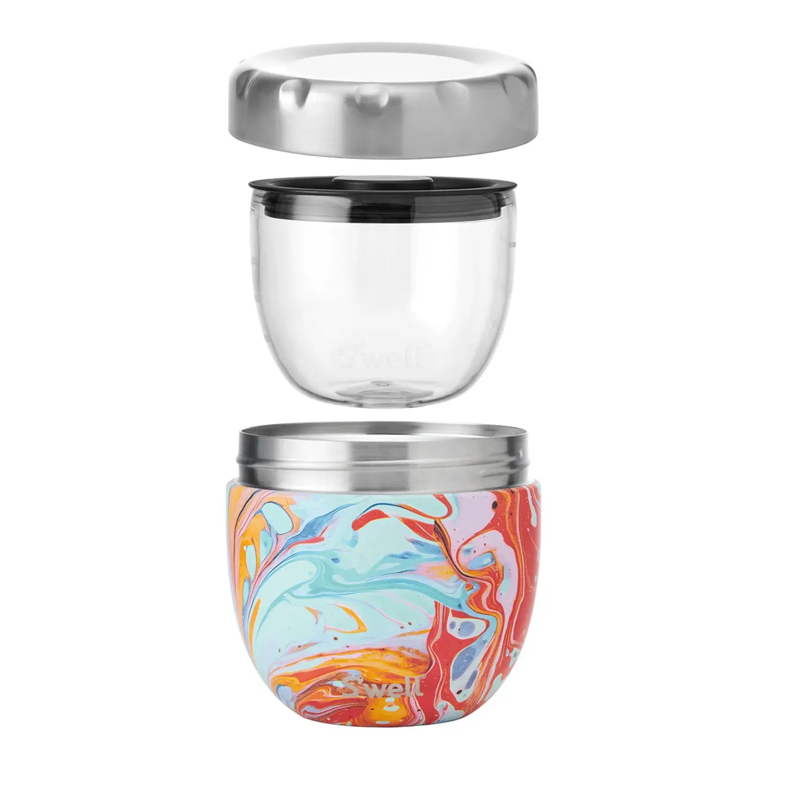 S'well Eats 2 in 1 Bowl Marble Swirl