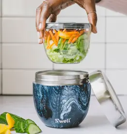 S'well Eats 2 in 1 Bowl Azurite Marble