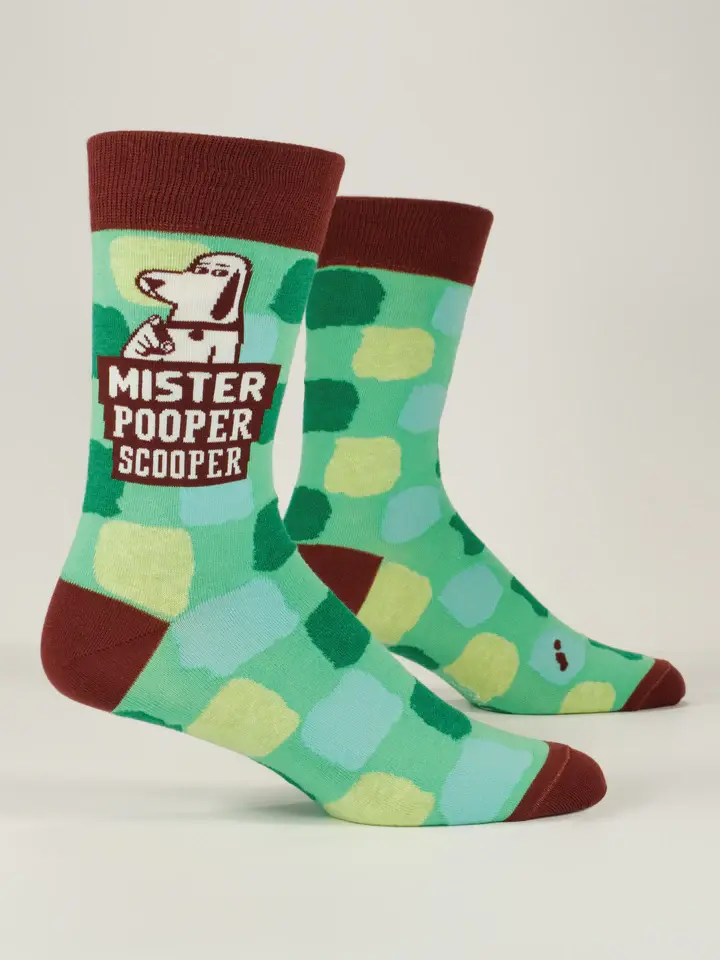 Blue Q Mister Pooper Scooper Men's Socks