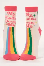 Blue Q My Bladder Owns Me Womens Socks