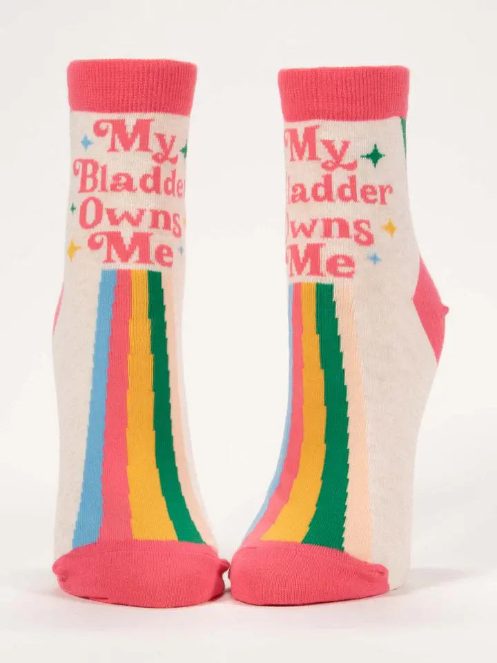 Blue Q My Bladder Owns Me Womens Socks