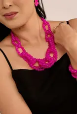 Zenzii Glass Beaded Link Necklace