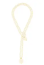 Zenzii Beaded Lariat Necklace