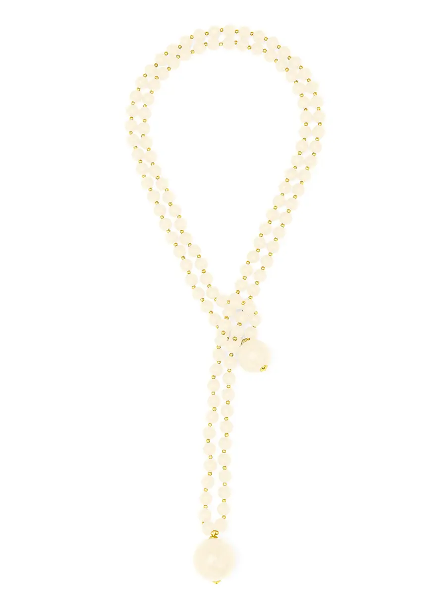 Zenzii Beaded Lariat Necklace
