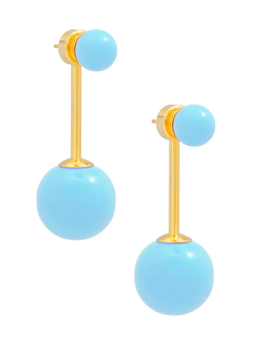 Zenzii Ball Ear Jacket Earring