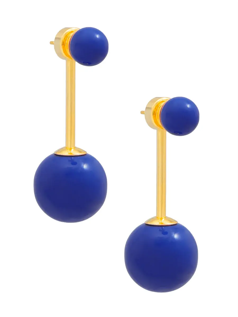 Zenzii Ball Ear Jacket Earring