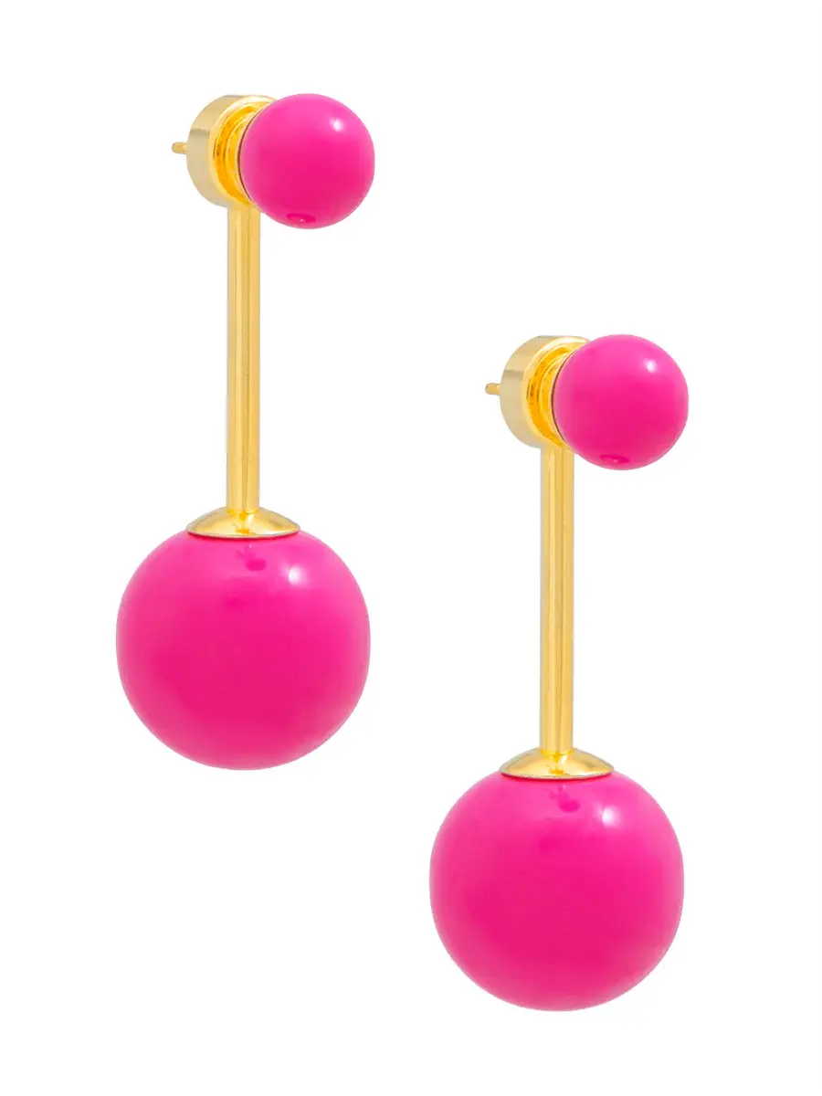 Zenzii Ball Ear Jacket Earring