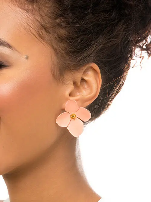 Zenzii Garden Party Statement Earring