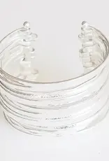 Leslie Curtis Bonnie Stacked Cuff Silver