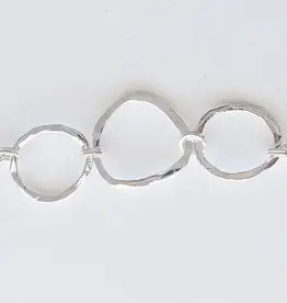 Leslie Curtis Darby Circle Link Bracelet Silver