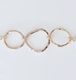 Leslie Curtis Darby Circle Link Bracelet Gold