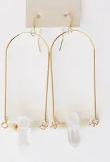 Leslie Curtis Landers Earrings w/ Stones