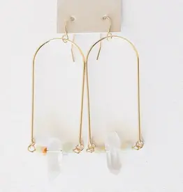 Leslie Curtis Landers Earrings w/ Stones