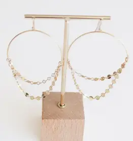 Leslie Curtis Miller Hoops w/ Chain