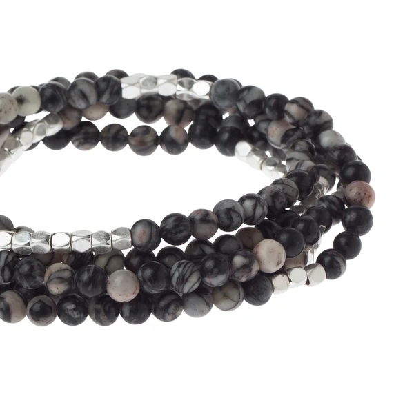 Scout Curated Wears Wrap Bracelet/Necklace Black Agate
