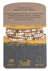 Scout Curated Wears Wrap Bracelet/Necklace Mexican Onyx