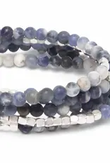 Scout Curated Wears Wrap Bracelet/Necklace Sodalite