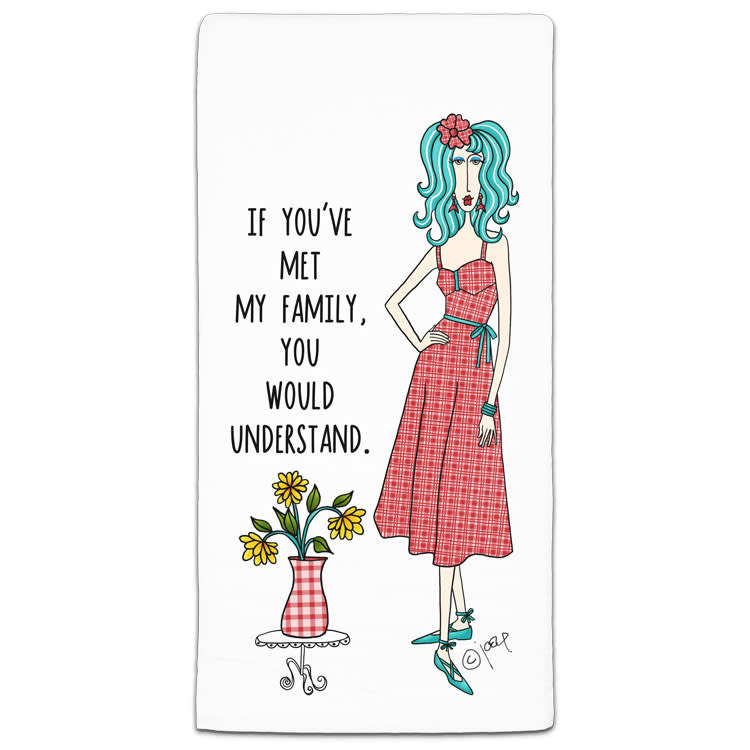 Met My Family Towel