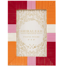Shiraleah Viva 4x6 Color Black Frame Red