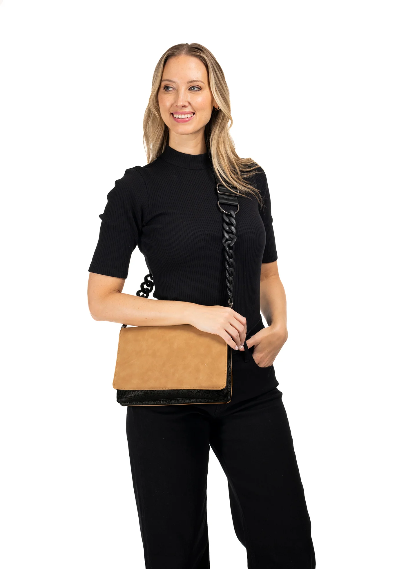 Haute Shore Lexi Toast Crossbody