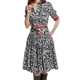 Dizzy Lizzie Mrs Maisel Dress Zebra