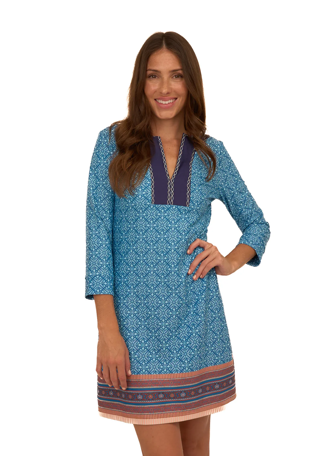 Cabana Life Camden Embroidered Dress