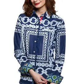 Dizzy Lizzie Cape Cod Shirt Navy Links