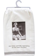 Trash Talk by Annie Vegetables In The Beer Crisper Towel