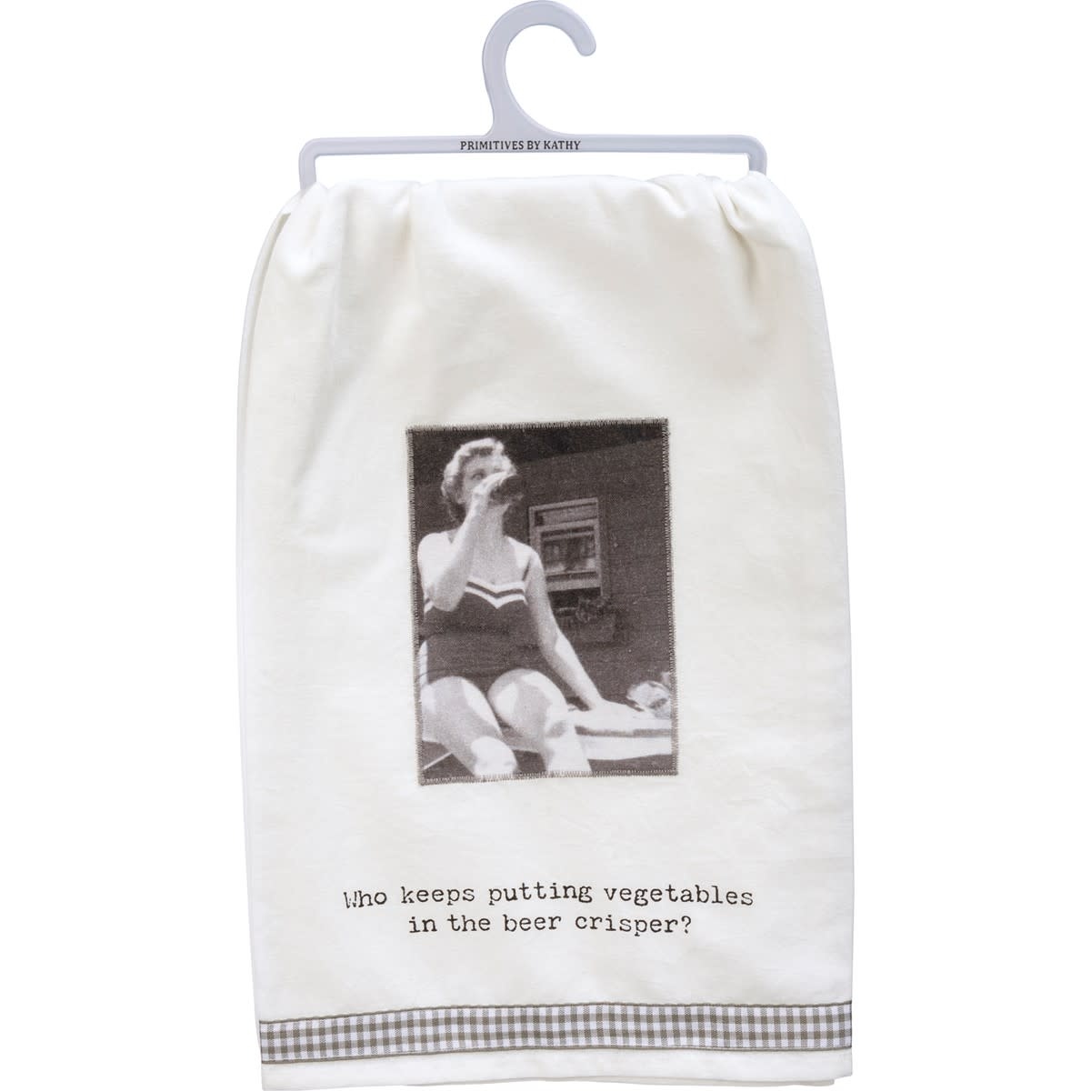Trash Talk by Annie Vegetables In The Beer Crisper Towel