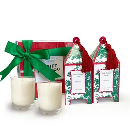 Seda France Holiday Classic Toile Mini Pagoda Box Gift Set