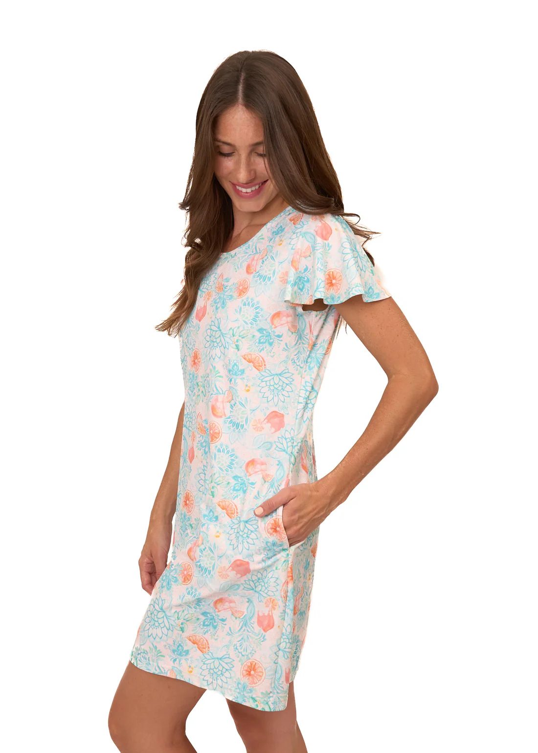 Cabana Life Spritz Short Sleeve Dress