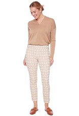 Up Ecru Square Ankle Pant