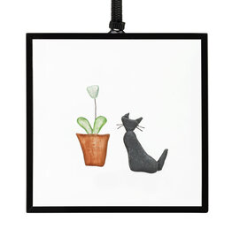 Demdaco Purrfect Petals Suncatcher