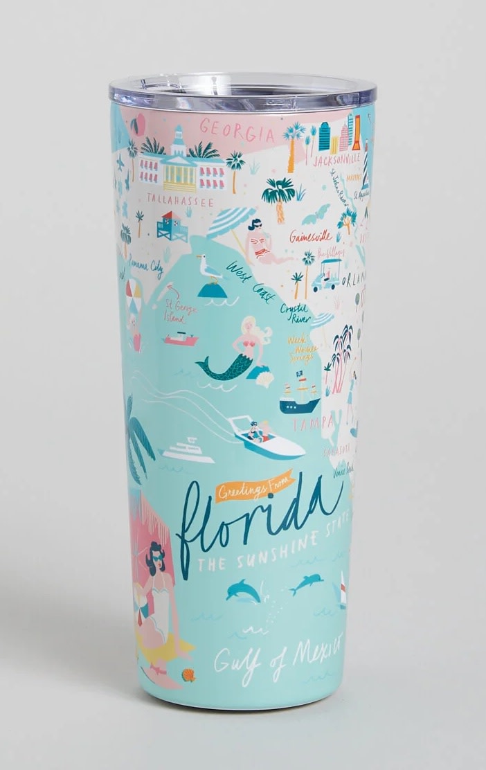 Spartina Stainless Steel Tumbler 22 oz. Florida