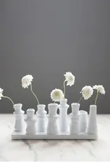 Stoneware Vase with 8 Sections