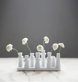 Stoneware Vase with 8 Sections