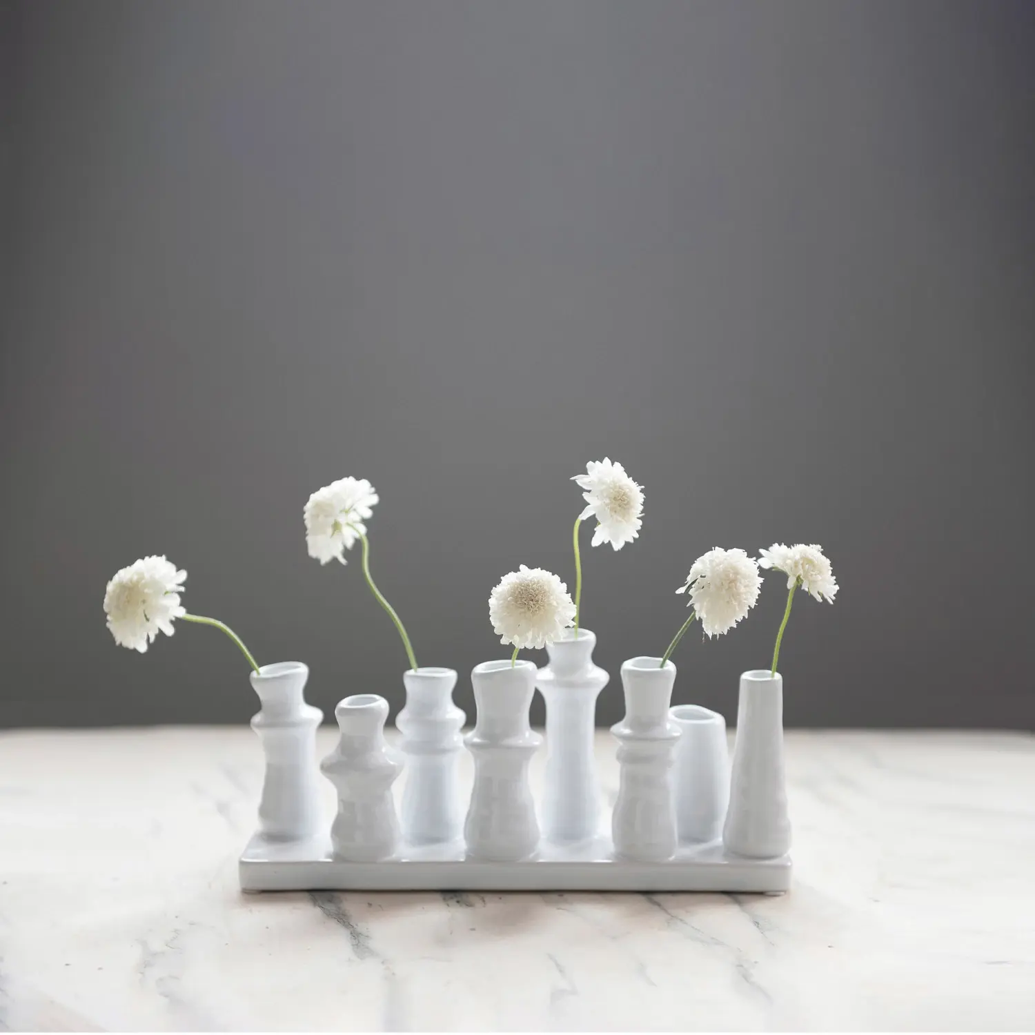 Stoneware Vase with 8 Sections
