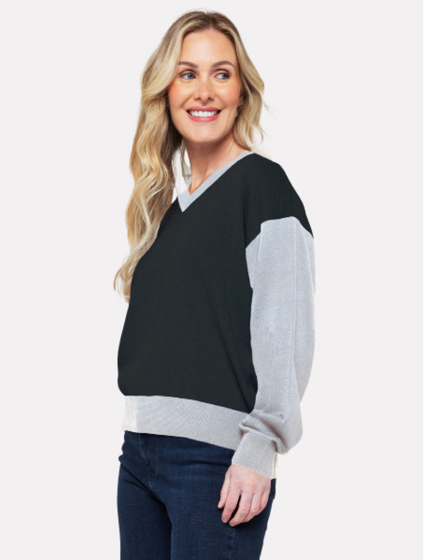 Edinburgh Knits Color Block Top