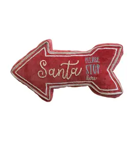 Santa Please Stop Here Pillow