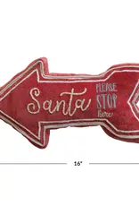 Santa Please Stop Here Pillow