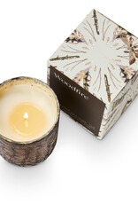 Illume Woodfire Small Luxe Sanded Mercury Glass Candle