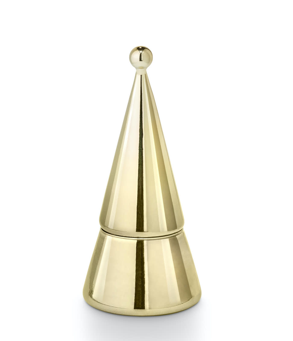 Illume Woodfire Small High Shine Tree Candle