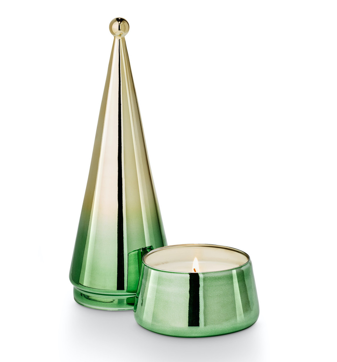 Illume Balsam & Cedar Large High Shine Tree Candle
