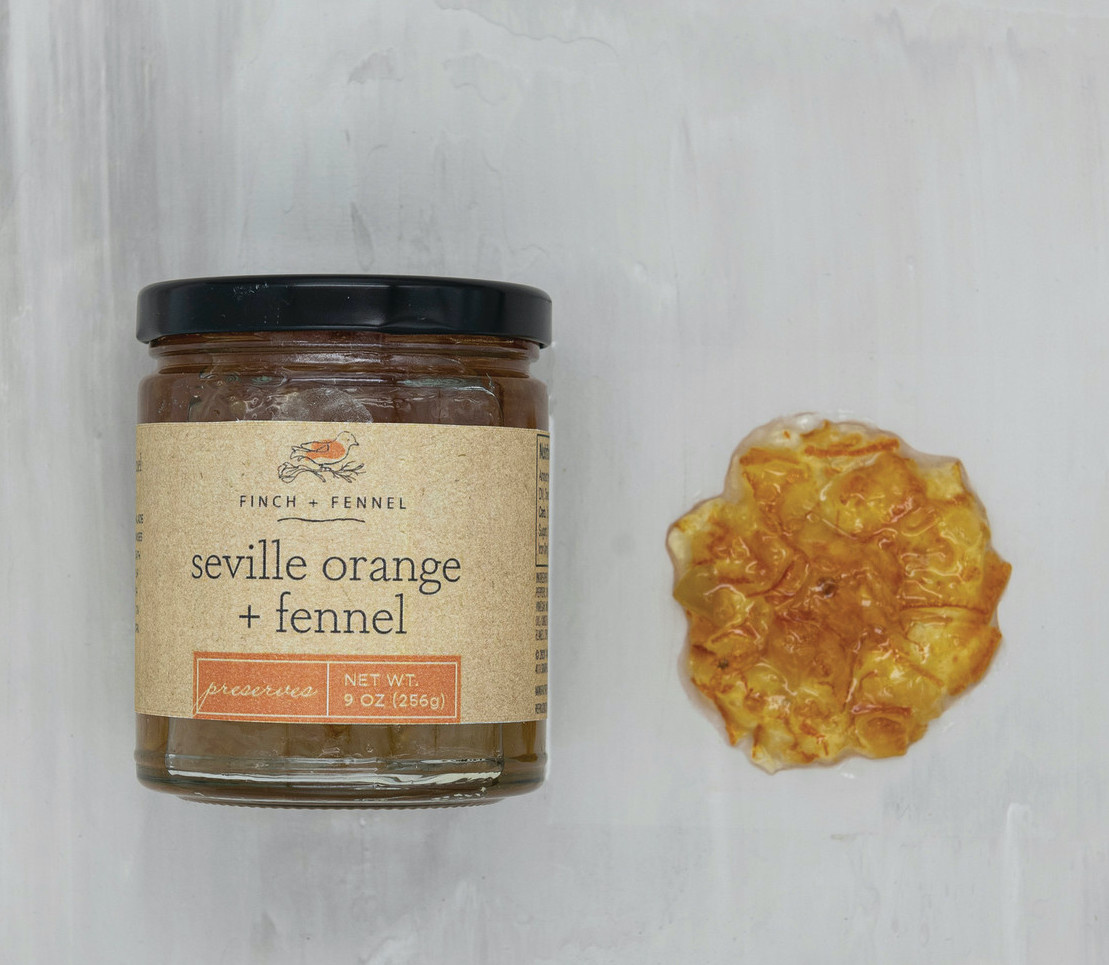 Finch + Fennel Seville Orange + Fennel Marmalade Preserves