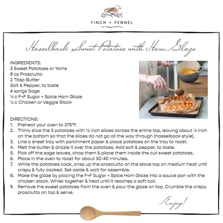 Finch + Fennel Sugar + Spice Ham Glaze