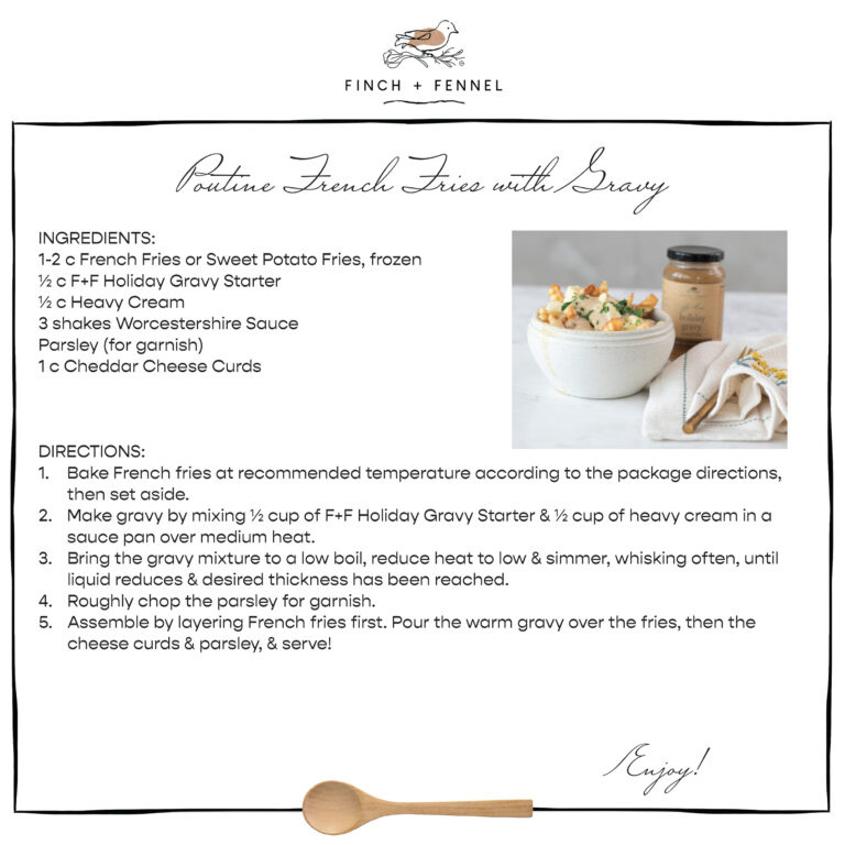 Finch + Fennel Effortless Holiday Gravy