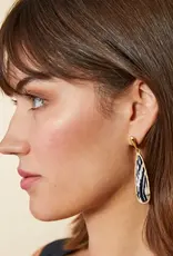 Spartina Satulah Drip Earrings Black