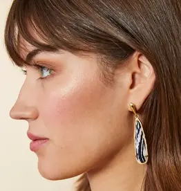 Spartina Satulah Drip Earrings Black