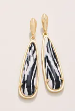 Spartina Satulah Drip Earrings Black